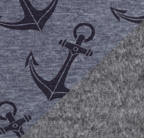 Alpenfleece | EIGER | Anker dunkelblau meliert